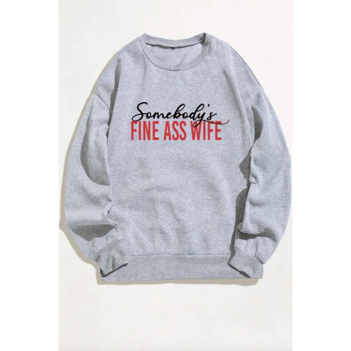 crashangel.us – wholesale Graphic sweatshirt – Women’s – FINE ASS WIFE GRAPHIC SWEATSHIRT3
