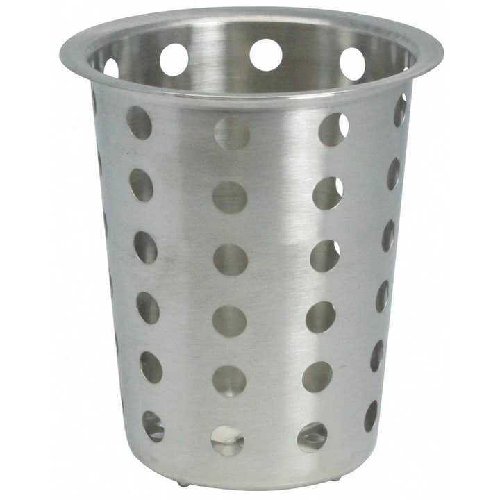 FC-SS Stainless Steel Perforated Flatware Cylinder for wholesale by EcoQuality