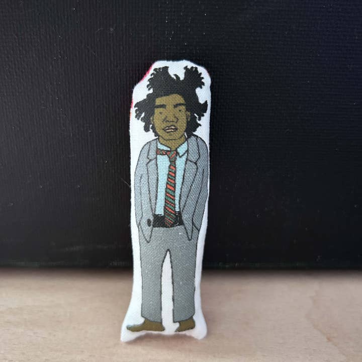 Fat Hen And Flo - Wholesale Decorative Figurine - Jean-Michel Basquiat mini doll and keepsake tin2