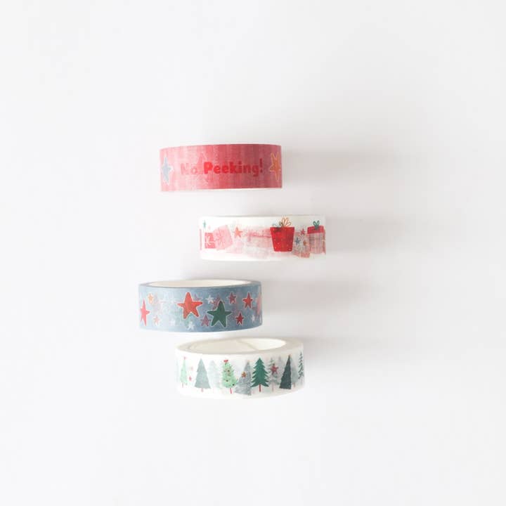Holiday Decorative Tape Set for Festive Wrapping & Crafts for wholesale by MagicPlaybook