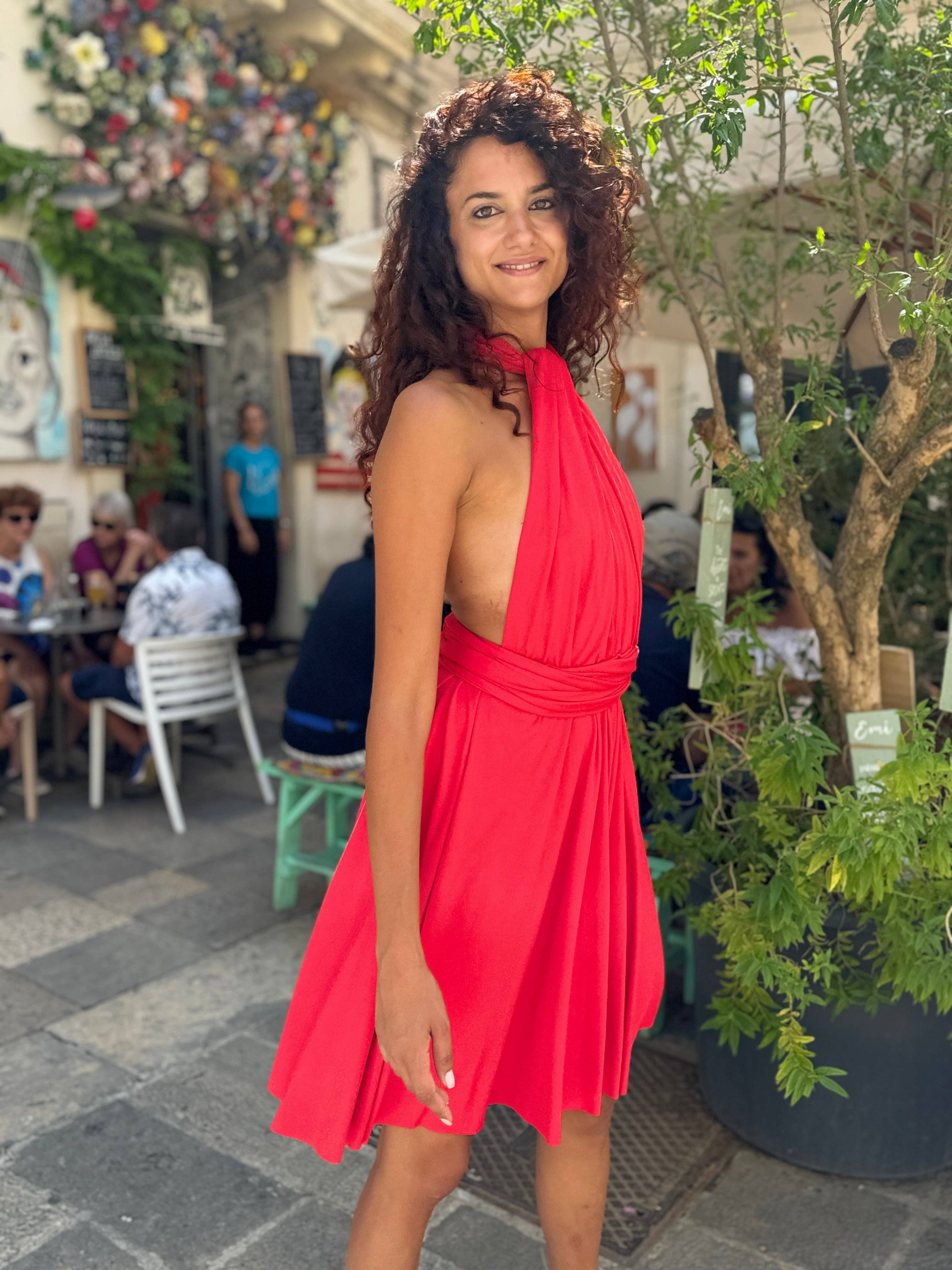 Bijondo - Wholesale Dress - Women's - Ayunita Infinity Convertible Short Dress21