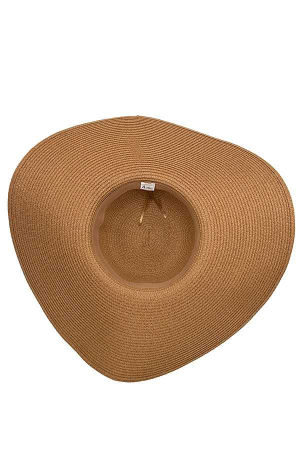 anbfashion – wholesale Stråhatt – Dam – MODE HALM ACETAT RING ACCENT SOLHATT 8496