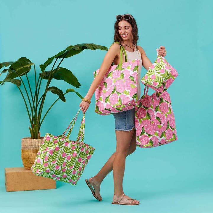 rockflowerpaper – Großhandel Tragetasche – Damen – Mohn Papaver Canvas Tragetasche3