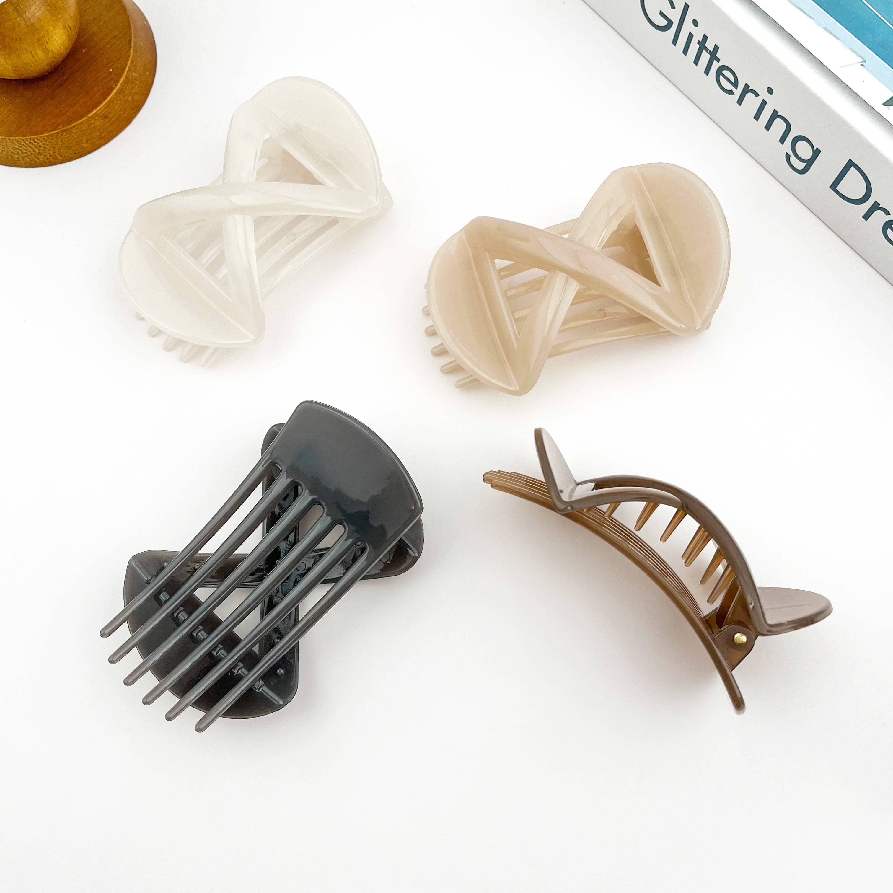 SoapElenGlen - Wholesale Hair Clip - Women's - Stylish Banana Hair Clip, Bow Tie Clip3