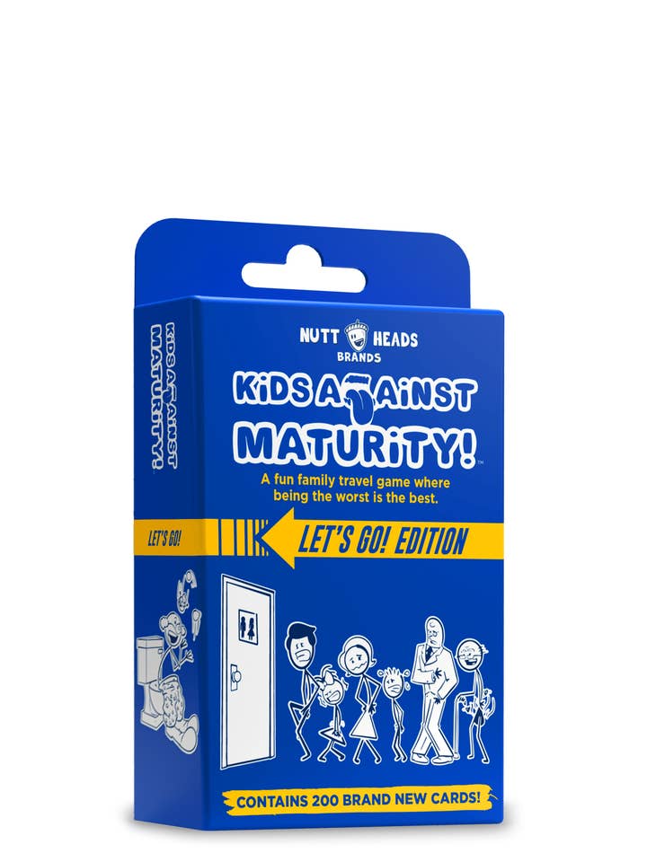 Kids Against Maturity Lets Go Edition Card Game for wholesale by Nutt Heads