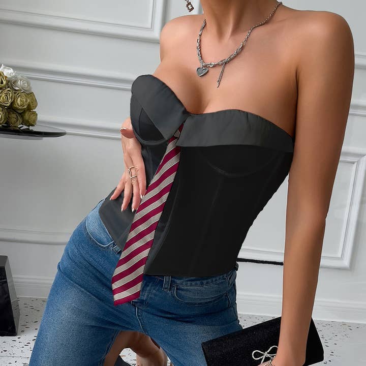 Marayn - Wholesale Blouse - Women's - Spicy Business Top Chic Edgy Ready to Sell20