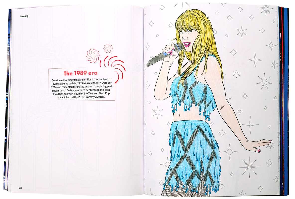 Simon & Schuster - Wholesale Coloring & Activity Book - Adult - Taylor Swift Coloring & Activity Book: Tour Edition by Editors of Thunder Bay Press8