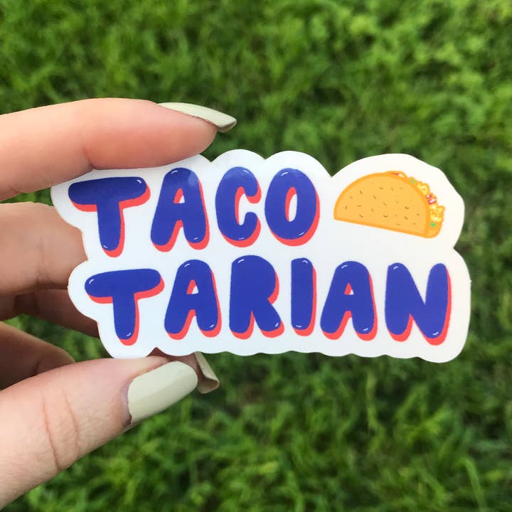 Elina Designs - Wholesale Sticker - Tacotarian sticker0
