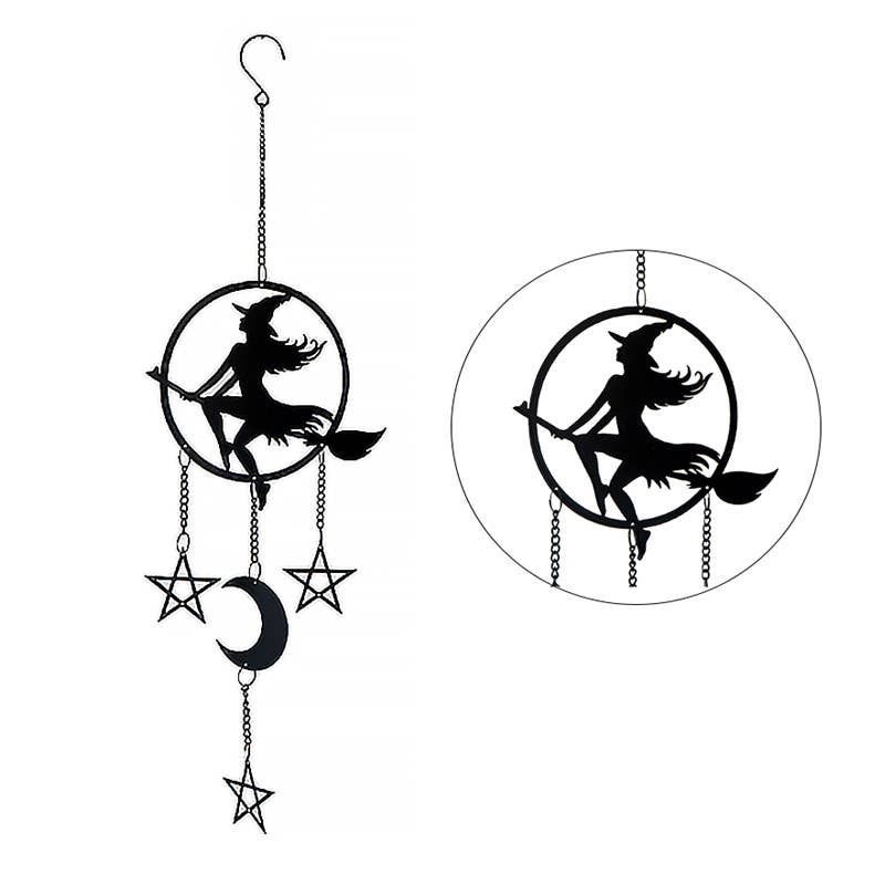 Pacific Trading - Wholesale Versiering/decoratie voor buiten - Alchemy Gothic Metalen Hangdecoratie Heks0
