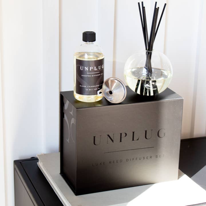 Unplug Soy Candles - Wholesale Reed Diffuser - Luxe Reed Diffuser I Oil Diffuser Set1