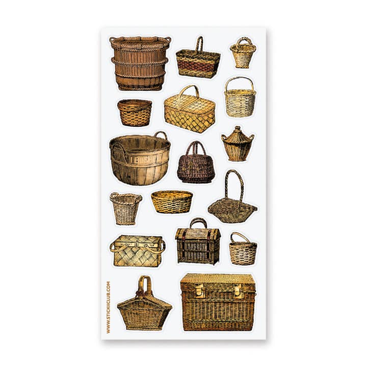 Picnic Baskets Sticker Sheet for wholesale by STICKII