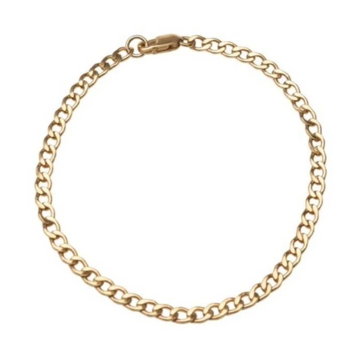 Guld Curb Länk Armband för wholesale av Rose Gypsy