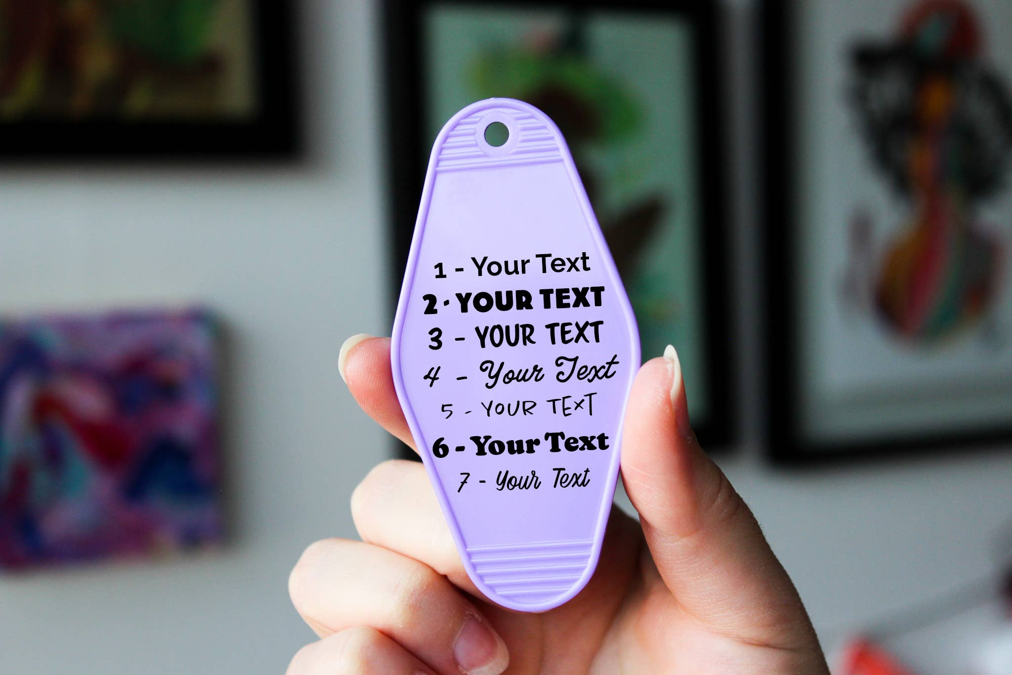 Betina C Koche - Wholesale Keychain - Unisex - Custom Motel Style Keychain9