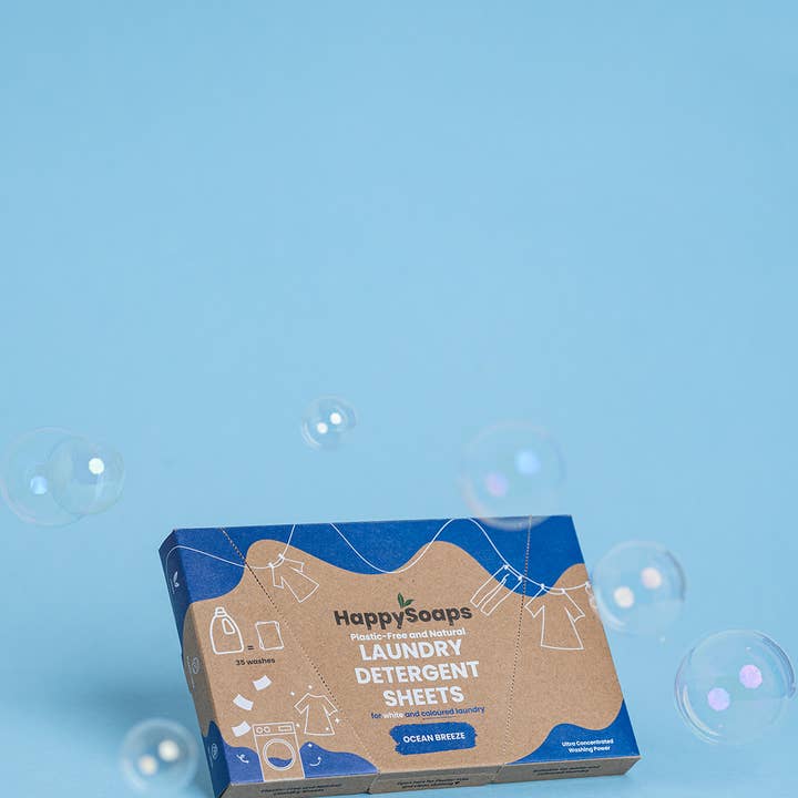 HappySoaps - Wholesale Laundry Detergent Powder/Pods - Laundry Sheets - Colored Laundry - 35 pieces6