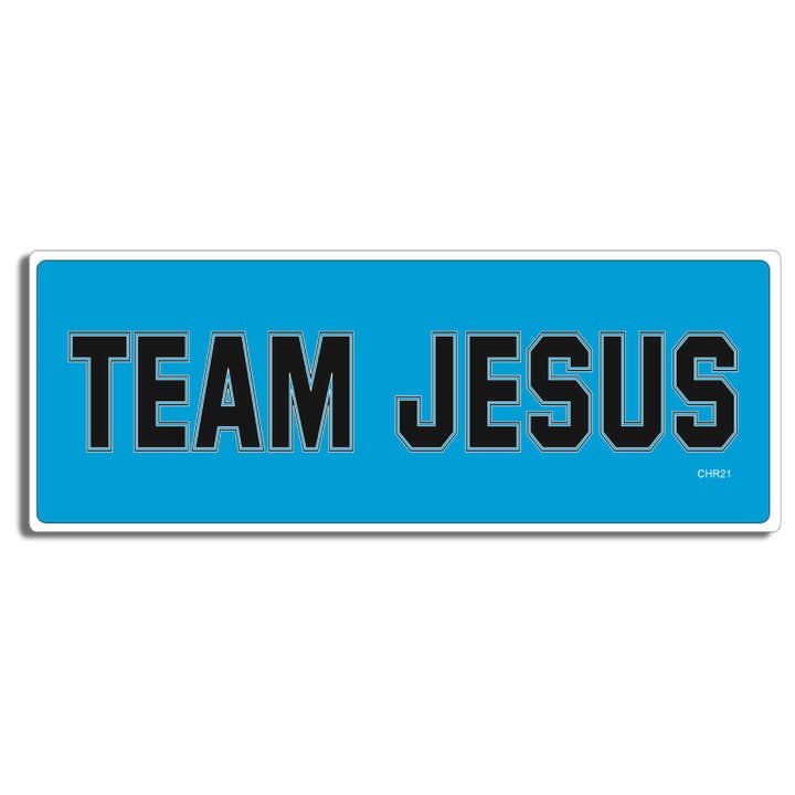 Team Jesus - Christian Bumper Sticker, Car Magnet for wholesale by Humper Bumper