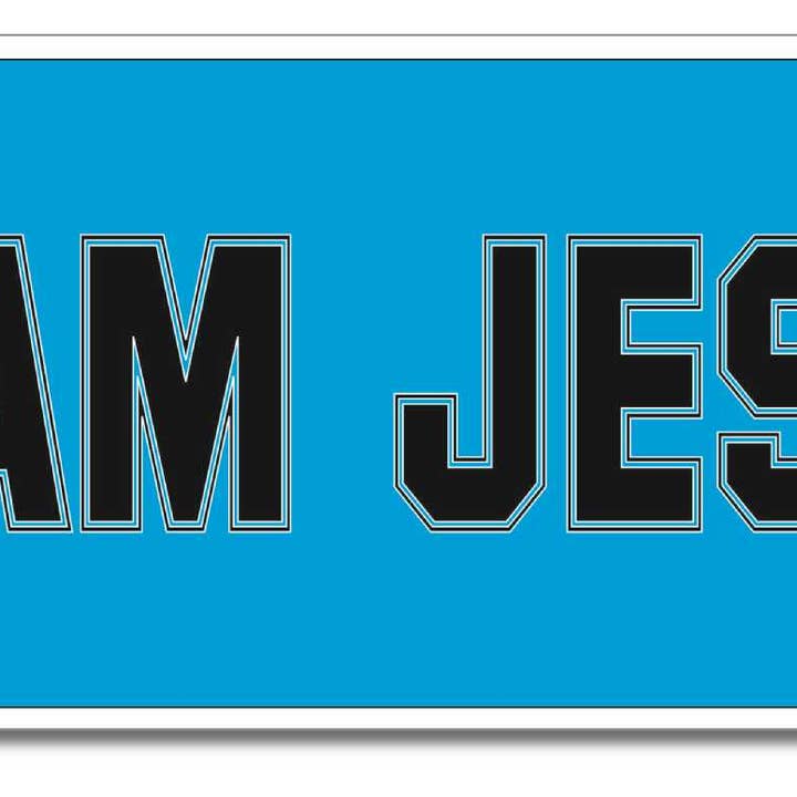 Humper Bumper - Wholesale Sticker - Team Jesus - Christian Bumper Sticker, Car Magnet
