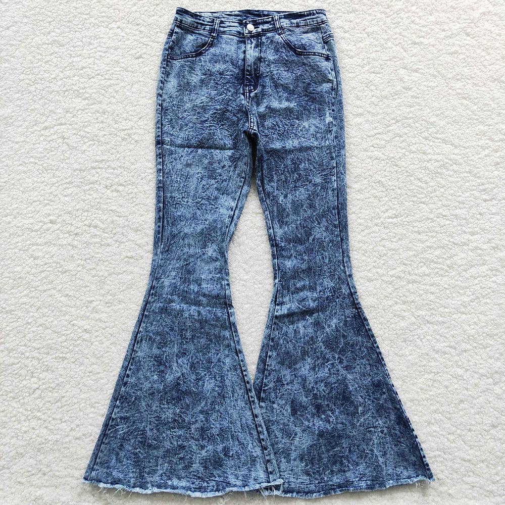 Aier Wholesale - Wholesale Jeans - Women's - Adult Women Bell Bottom Denim Jeans Pants Trousers3