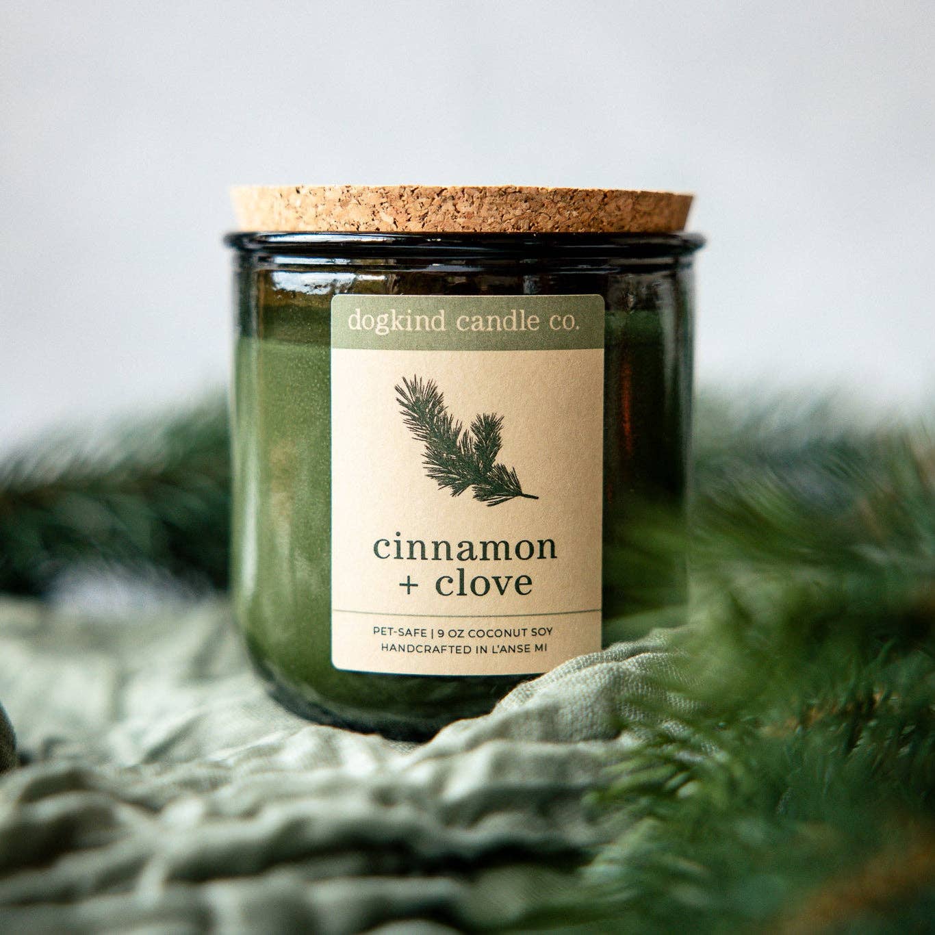 Dogkind Candle Co - Wholesale Jar/Filled Candle - Cinnamon + Clove0