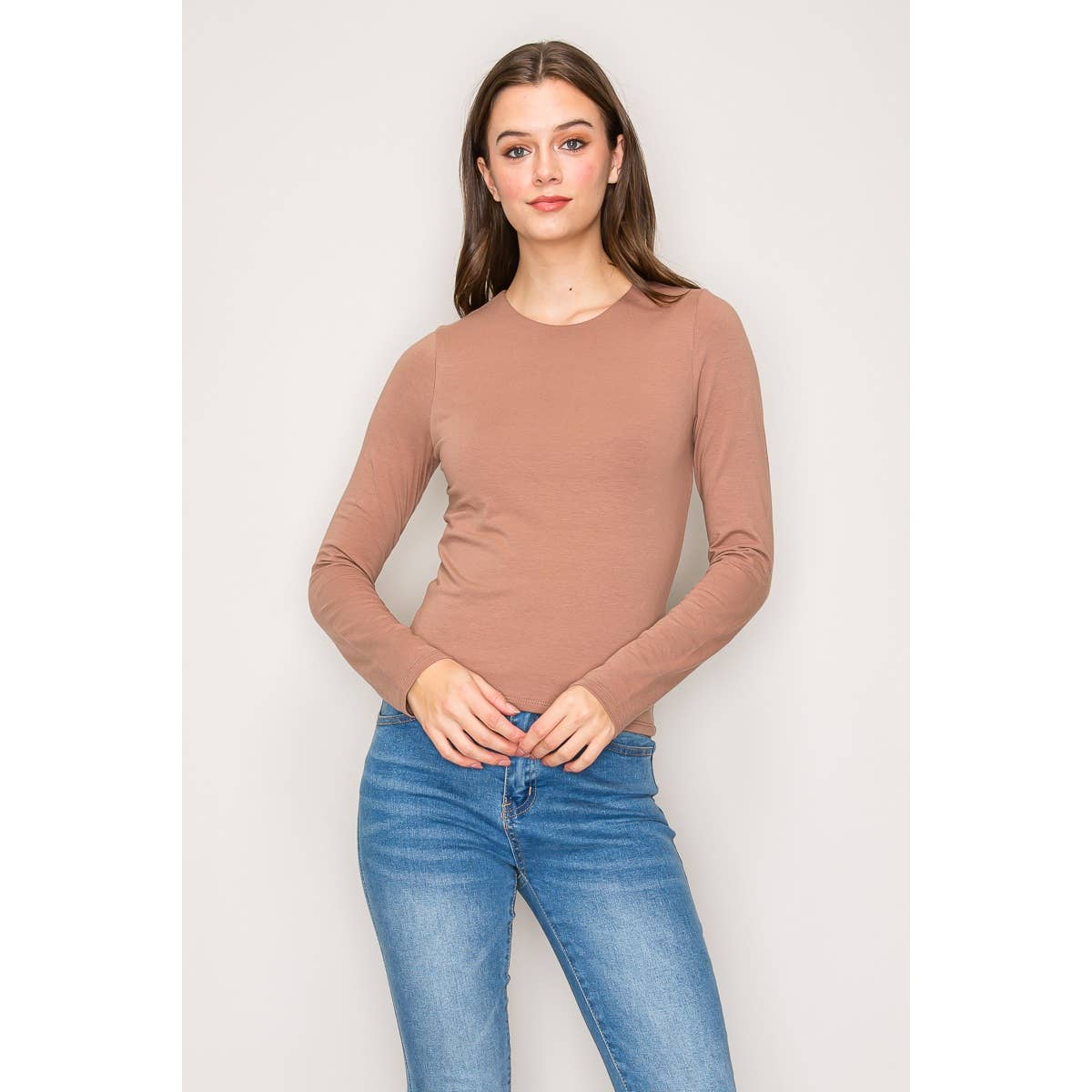Popular 21 - Wholesale Knit Top - Women's - Double Layer Cotton Long Sleeves Top8