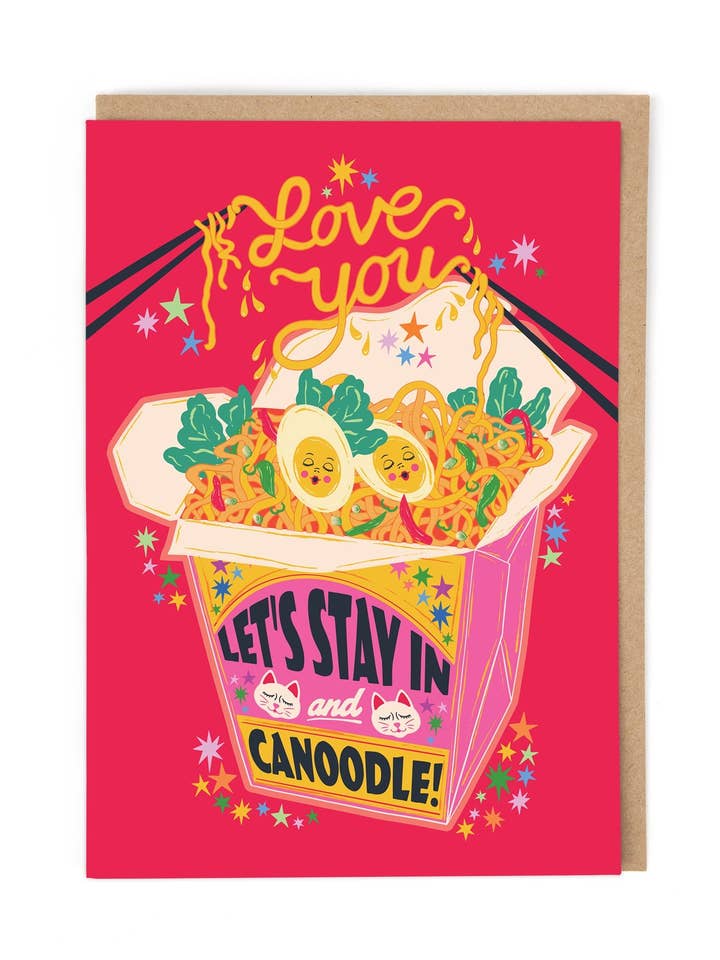 NOODLES for wholesale by Cath Tate Cards