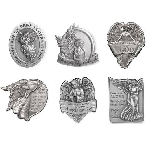 Recharge - Assortiment de 36 clips pour visière en métal pour la vente par AngelStar