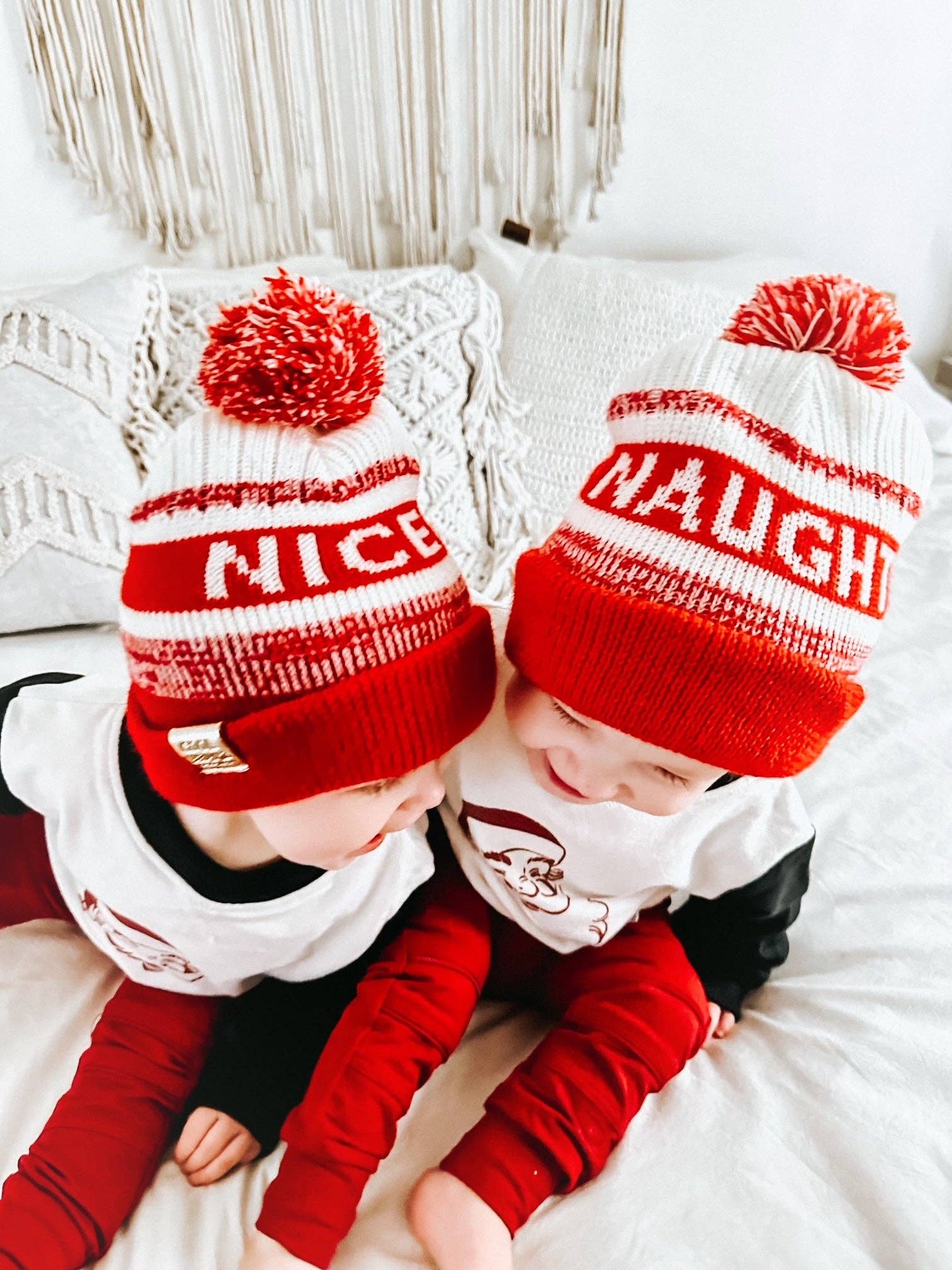Cool Beanz - Wholesale Beanie - Kids - Naughty or Nice Reversible Beanie2