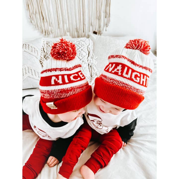 Cool Beanz - Wholesale Beanie - Kids - Naughty or Nice Reversible Beanie2