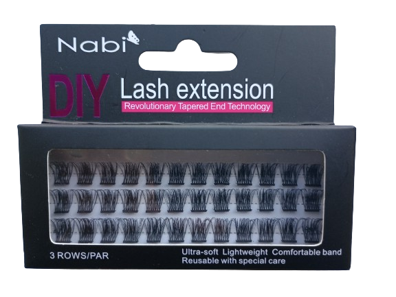 Nabi Cosmetic - Vendita all'ingrosso Ciglia finte - FMD-05A 12 stili Set di Estensioni Ciglia Fai-da-te 6DZ Set A5