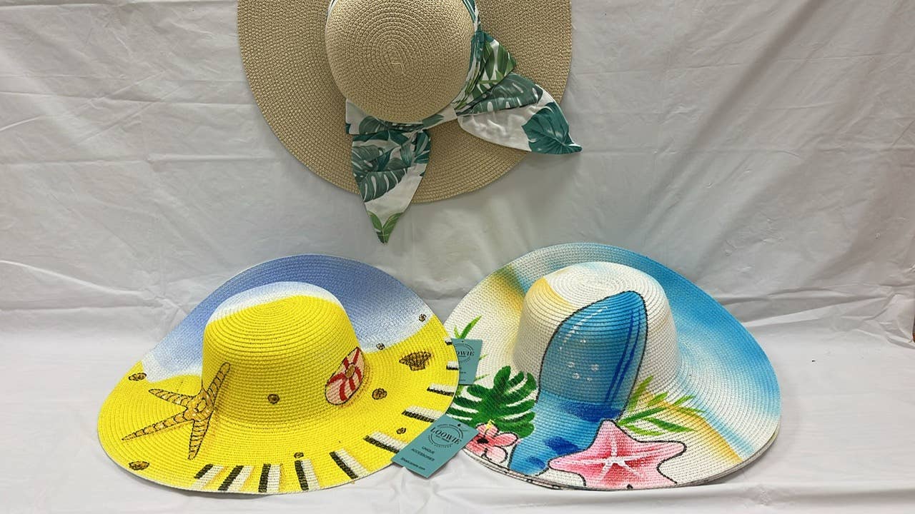 JIJOU CAPRI - Wholesale Straw Hat - Women's - OF5 Fun Summer Straw Hats LOOWIE