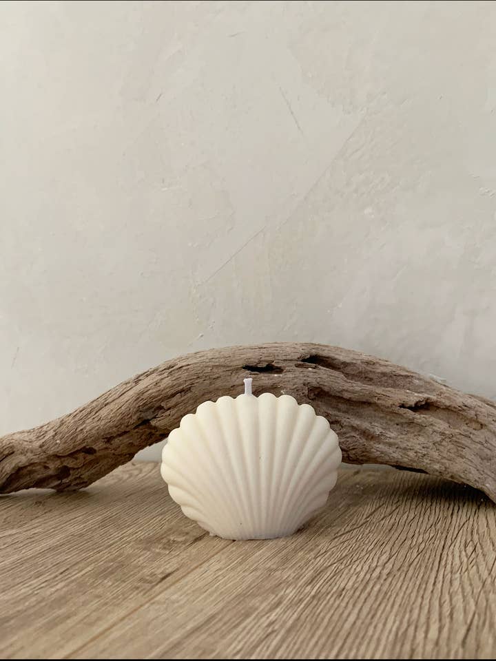 seashell candle for wholesale by Lunelly