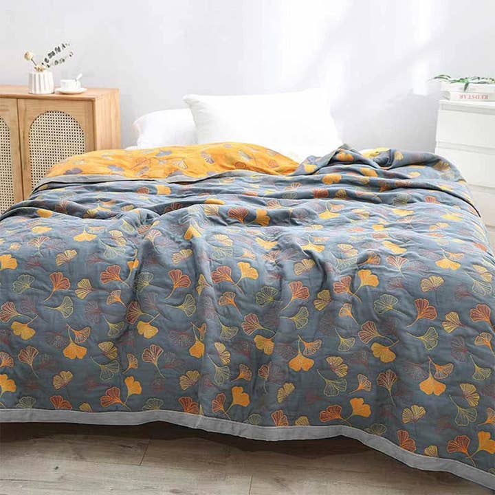 Moderny - Wholesale Quilt - Ginkgo Leaf Quilt