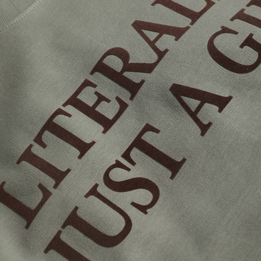 Fashion City - Wholesale Sweatshirt - Unisex - LITERALLY JUST A GIRL MIDWEIGHT Crewneck Sweatshirt16