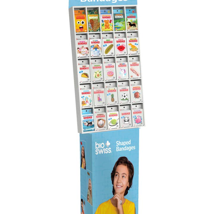 24 count Shaped Bandages in Cardboard Box. 100 piece display and other Purchase Wholesale bandaids. Free Returns & Net 60 Terms on Faire trending on Faire.