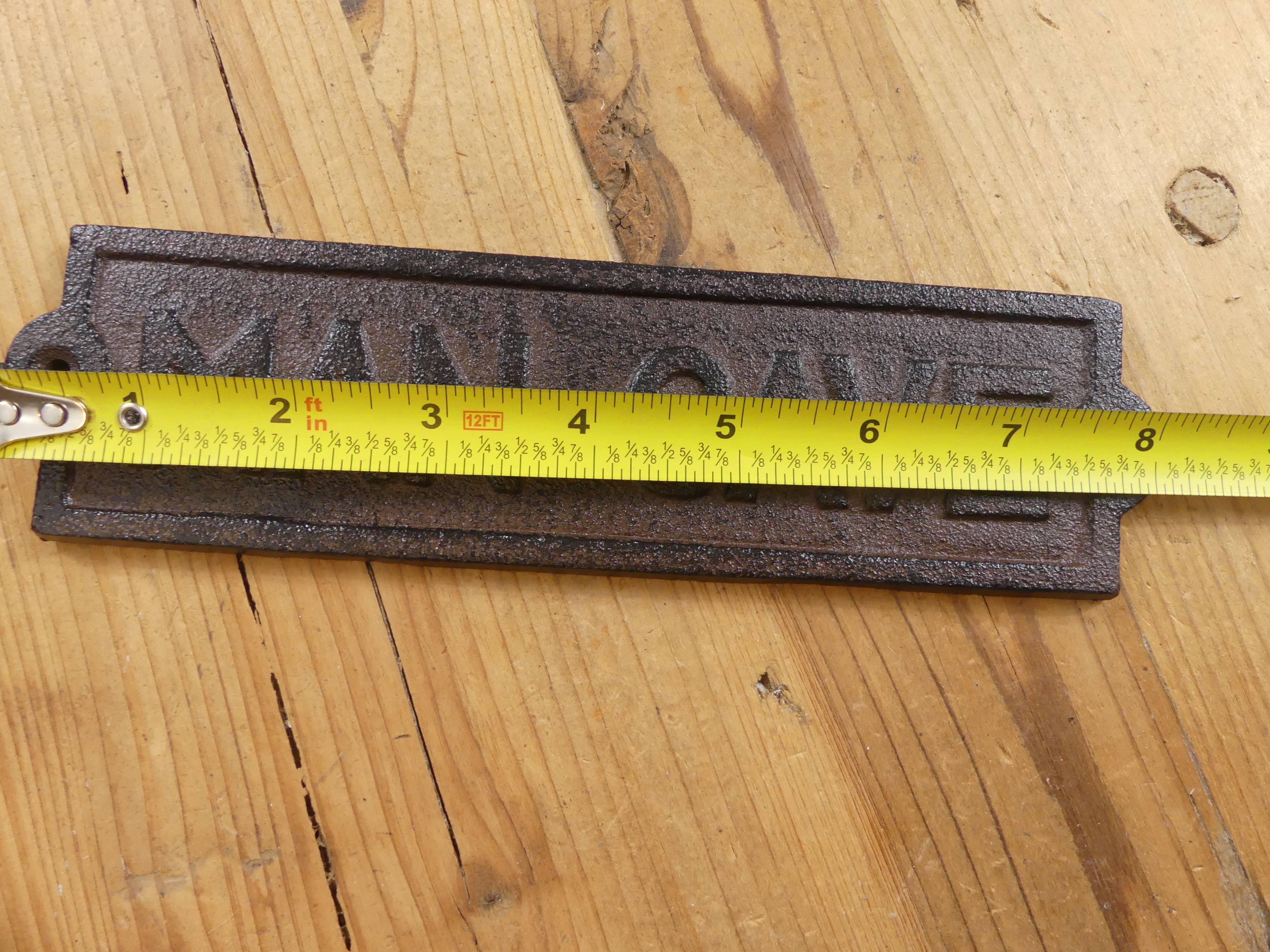 Midwest Craft House - Wholesale Sign - CAST IRON "MAN CAVE" SIGN2