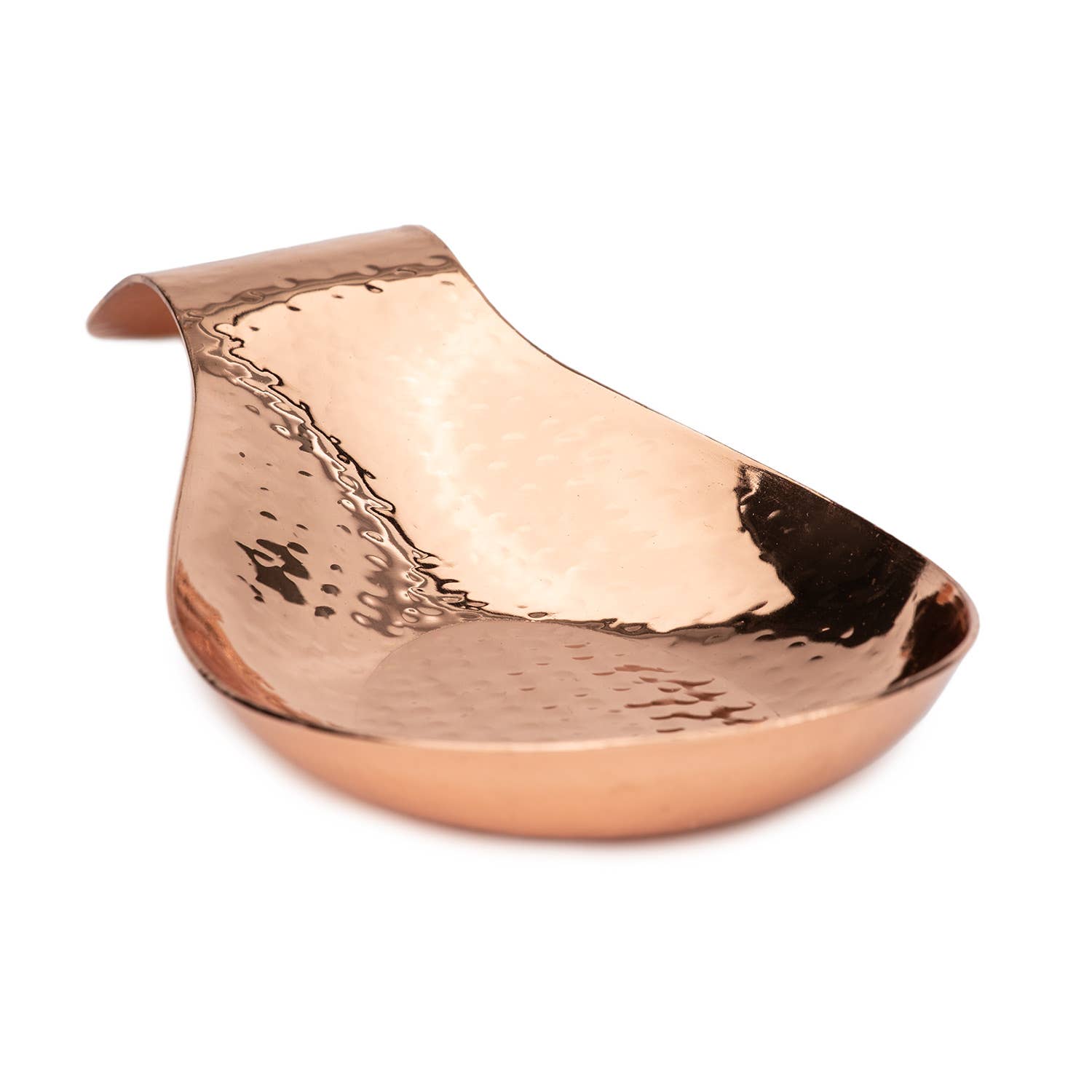 Conimar Promotions - Wholesale Spoon Rest - Large Metal Spoon Rest w/Hammered Copper Penny Design1