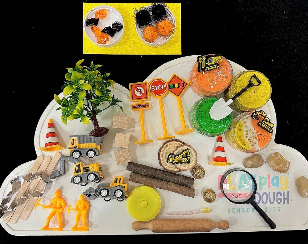 Play Play Dough - Wholesale Putty/Slime - Kids - Construction theme playdoh kit1