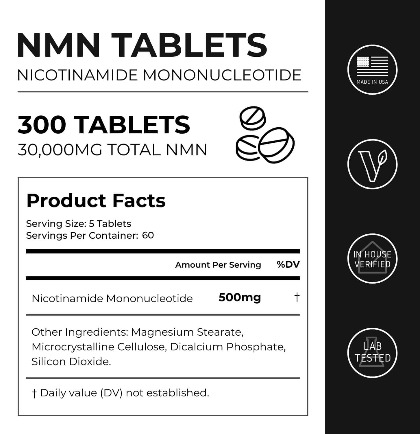 Neurogan Health – wholesale Oral supplement/vitamin – NMN Tablets1