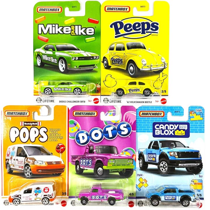 Matchbox Diecast Candy Brands Themed Toy Collection 10 Count for wholesale by Cow Crack Wholesale