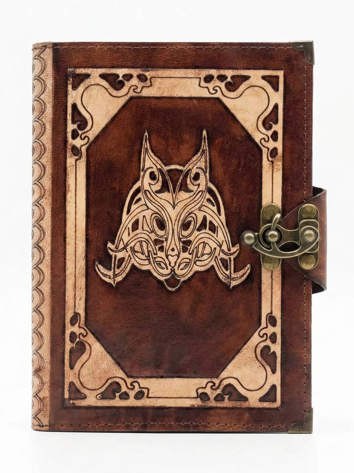 Distressed Sketching Leather a Book of Shadows Journal for wholesale by ML Marcaleather