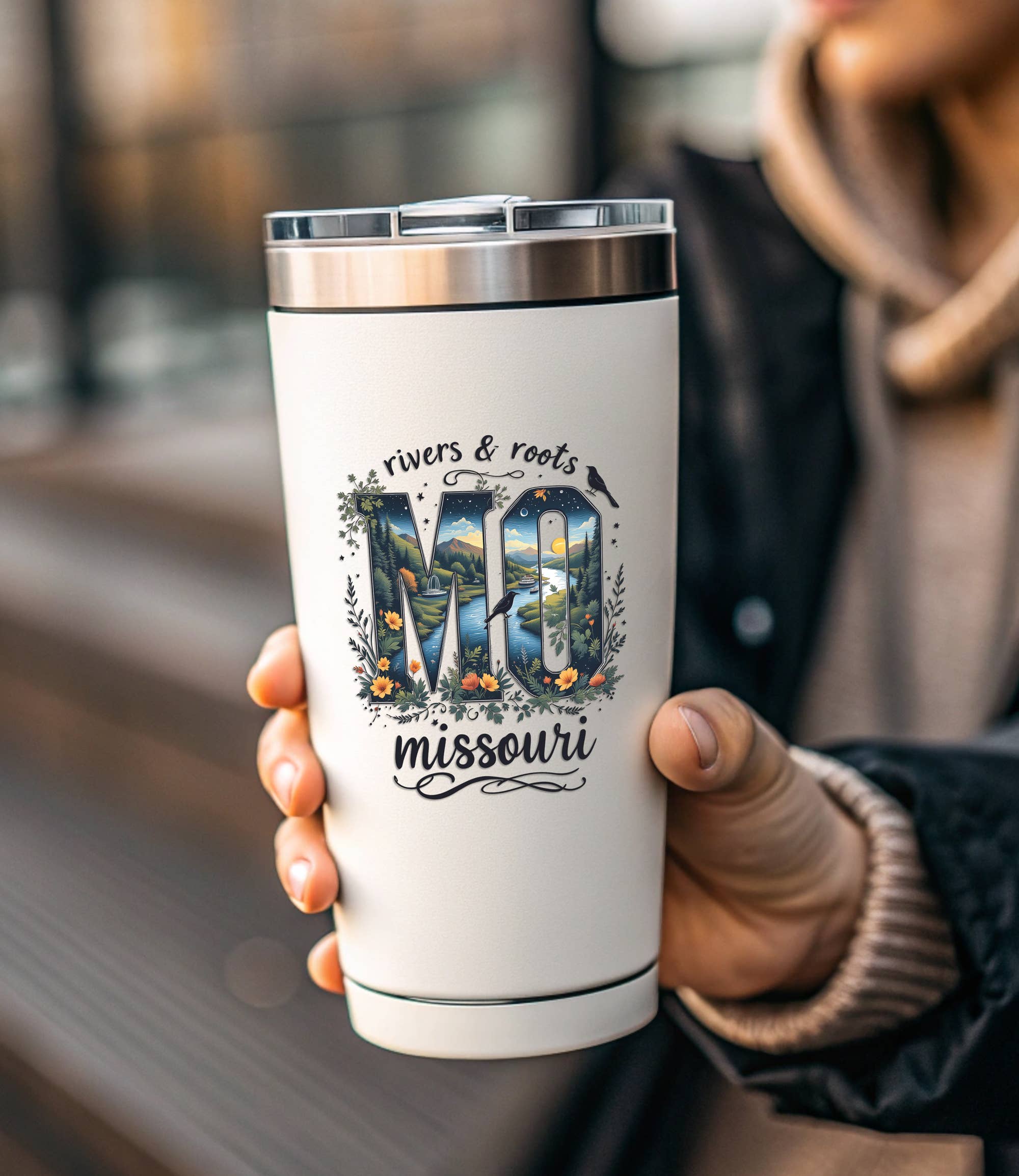 PiggyPrintStickers - Wholesale Sticker - Missouri Rivers & Roots Sticker | Missouri Sticker | Decal1