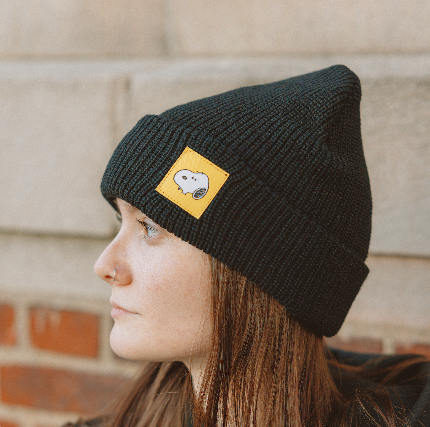 Three Potato Four - Wholesale Beanie - Unisex - 3P4 x Peanuts® - Snoopy Beanie (Black)3