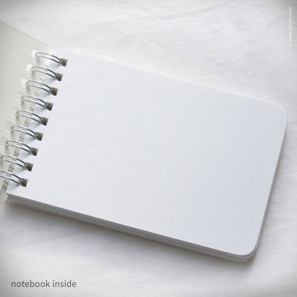 Inkello Letterpress - Wholesale Notebook - Heart Knitting Spiral Notebook (#410)2