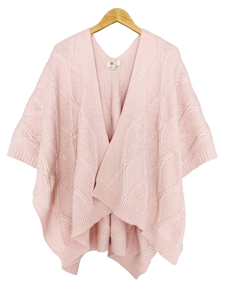 JC Sunny Fashion – Cardigan - Mulher por atacado – JC063337 5 cores - Peixe Estampado Ruana