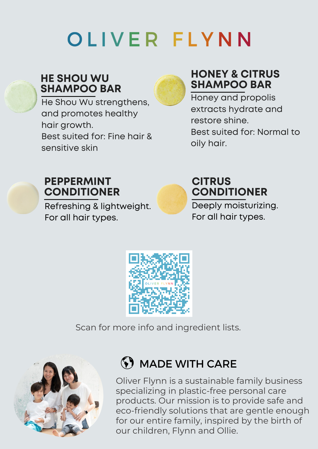 Oliver Flynn Plastic Free Shop – Großhandel Shampoo-Puck/festes Shampoo – Honey Citrus Shampoo-Riegel3