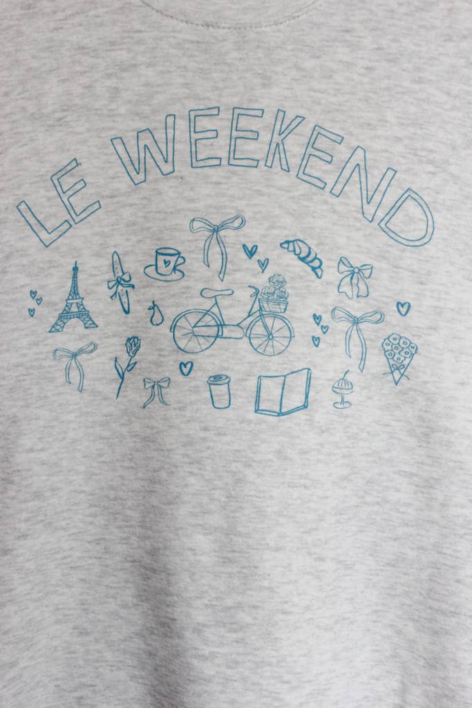 Crowned Free - Wholesale Graphic Sweatshirt - Women's - Le Weekend Sweatshirt  1