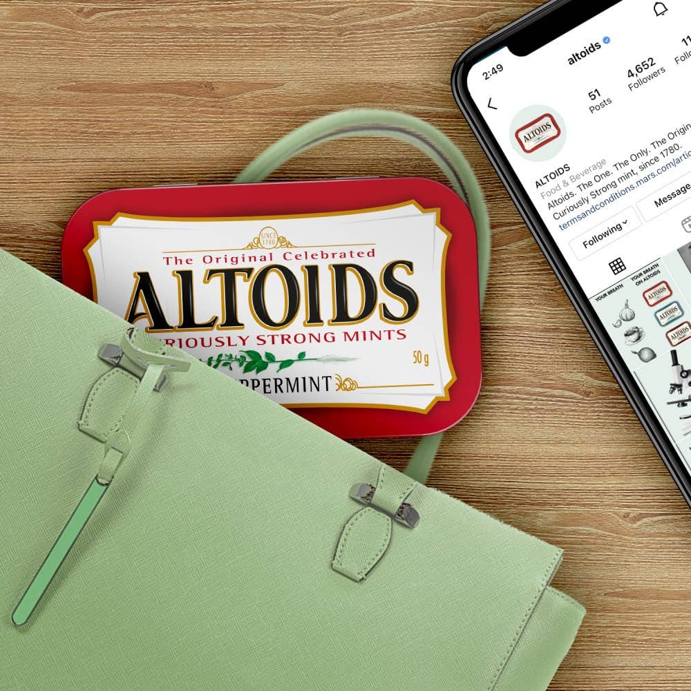 Snacky Candy - Wholesale Mints - Altoids Classic Peppermint 1.76 oz 12 count2