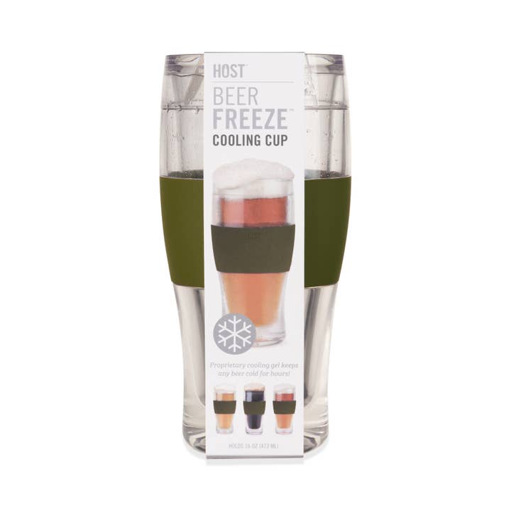 Assorted Beer FREEZE Cooling Cup in Collegiate Colors CDU 9ct for wholesale on Faire1