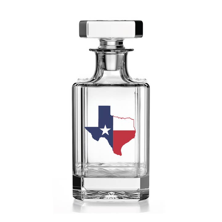 Decantador de Bandeira do Texas por atacado de Old Southern Brass