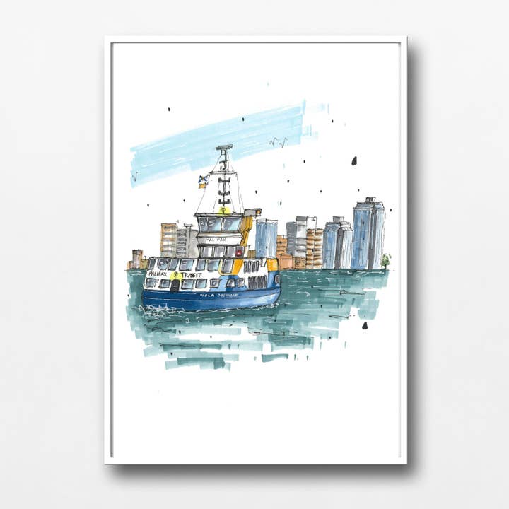 Halifax Ferry for wholesale by Downtown Sketcher