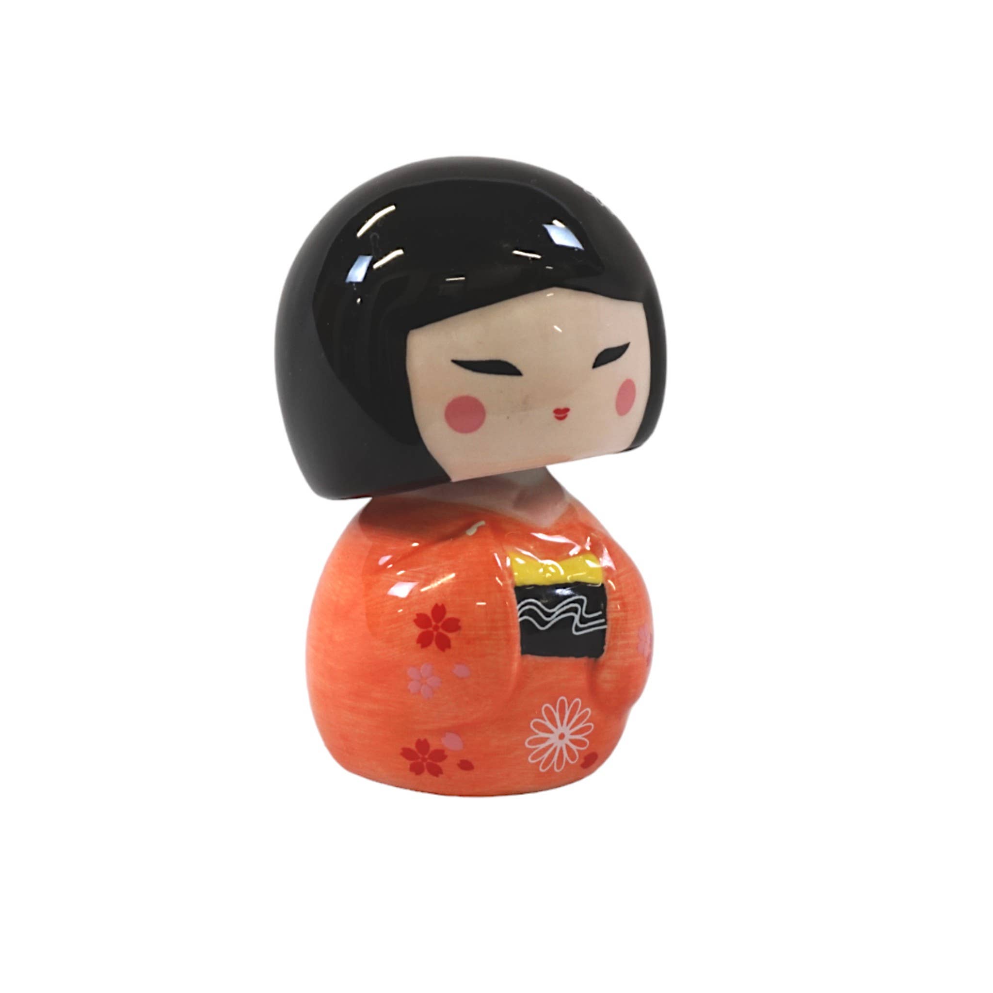 Urban Tokyo - Wholesale Decorative Figurine - 3 Inch Ceramic Kokeshi Bobble Head1